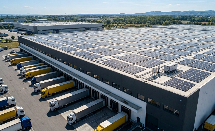 Image for Fotovoltaico sui tetti della logistica: da costo di manutenzione a centro di profitto